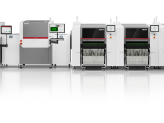 ASMPT Rendering SMT Line DEK TQ L Process Lens 3x SIPLACE SX incl. Tray Unit