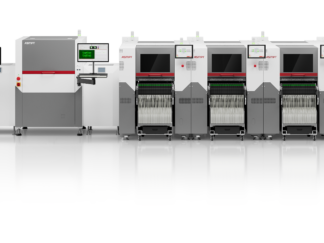 ASMPT Rendering SMT Line DEK TQ Process Lens 4x SIPLACE V incl. Tray Unit V